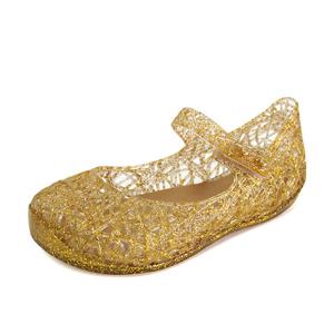 [미니멜리사]미니멜리사 지그재그4 아동샌들 젤리슈즈 골드 구두