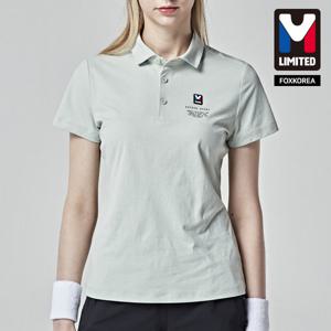 엠리밋 여성 반팔 카라 티셔츠 카키 - LGTST22440