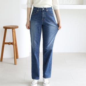 [바네사빈] [S~XL]전체밴딩 보이핏 워싱 청 데님팬츠 v00640