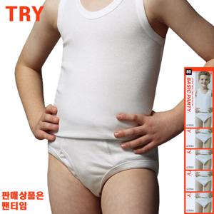 TRY후라이스튜브원단소아남면삼각팬티5매TBPT201