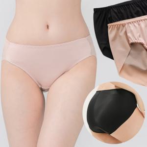 비너스 자스민 노라인팬티 여성 미디 삼각 햄팬티 베이직 무지