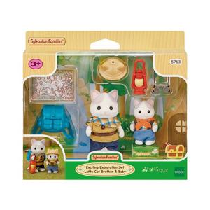 [실바니안패밀리]5763-탐험을 떠나는 라떼 고양이 남매