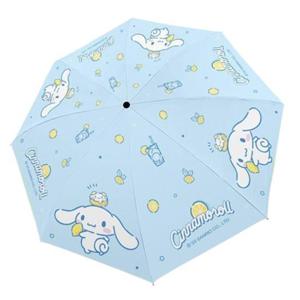 시나모롤 패턴 자외선 차단 3단 자동 양우산 1P 양산