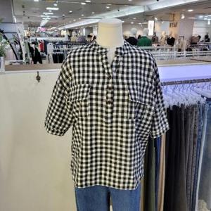 더스토아 DP01 고방 체크 차이나 남방 t23ychu23b016