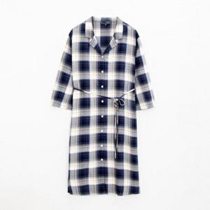 [HCONNECT] 여성 체크 셔츠로브 가디건(3022111248125_287)