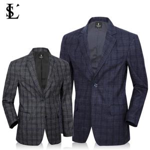 루센 울 체크 마이 자켓 Model No_B2-0E164