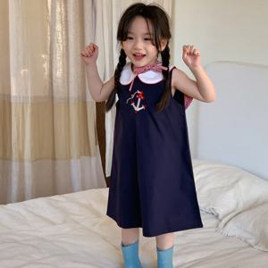 [베이비맥스] 마린 민소매 카라 원피스 R11595