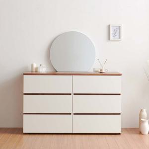 마리메종 엘브 1200 3단서랍장+원형거울 화장대_착불