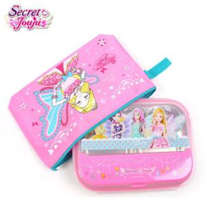 피앤디 시크릿 쥬쥬 다들어가는 식판 도시락 가방