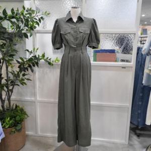 부루앤쥬디 sh06 코튼퍼프점프수트 카키 BQFPT105B