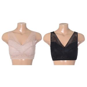 [비비안(언더웨어)]시원한 페이즐리 자가드 햄원단 부직포 브라탑 RU7373B