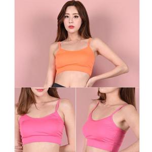 노와이어브라 스킨센스 쿨론 캡끈 탑브라 노와이어 홈트웨어