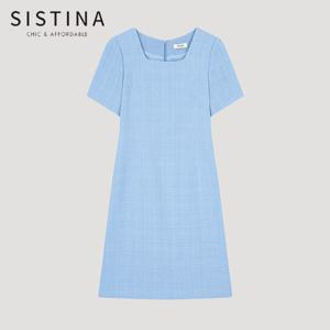 [SISTINA] 인기 트위드 스퀘어넥 원피스_AWWOPO21150_LL