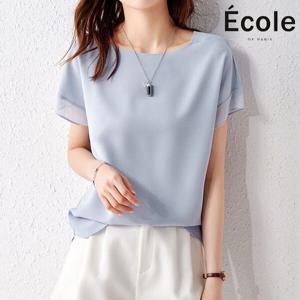 [에꼴드파리]샤이 쉬폰 블라우스_F45WBB003Z