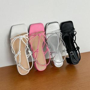 [짝꿍닷컴] 여성 여름 시원한 매듭 포인트 4색 샌들 RJ-g1477
