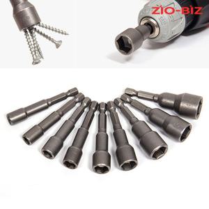 자석 육각비트 소켓 9종 세트/전동 드릴팁 임팩 복스 드라이버