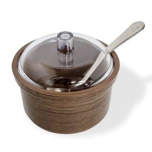 한샘 옹이 단지1호 (1239) 스푼 포함 양념통 다대기통