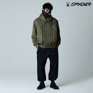 [스파이더] 공용 the H 오버핏 해비스웻 조거 팬츠 SPIFCNFP331UBLK