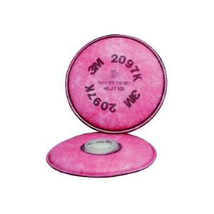 3M 2097K 방진필터 방진특급 1봉지 2개입 구성