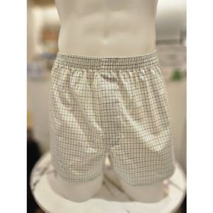 [바바라] 아사 면 체크 남성 트렁크 팬티 AMT4405T (그린)