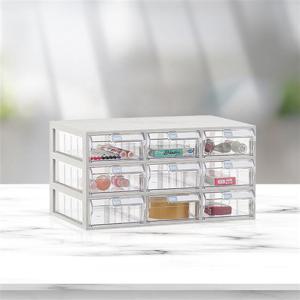 B타입 수납함 3x3/투명 플라스틱 소품정리 틈새선반