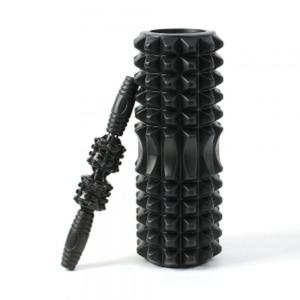 바디힐링마사지스틱+폼롤러세트(33cm)스트레칭요가