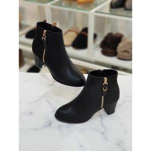 한슈 세이브존07 기모안감 미들힐 부츠 6cm HS63990am