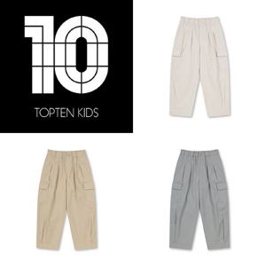 [탑텐키즈]여아) 카고 플리츠 배기팬츠 MKE3PP2011