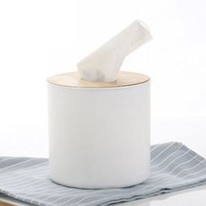 빠띠라인 원목 사각 원형 티슈케이스