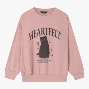 [더데이걸]인디안핑크캣스웻셔츠TGMA24813