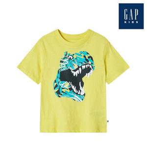 [갭키즈] 프린티드 이지 코튼 티셔츠(859534-05-9_YE)