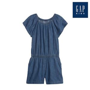[갭키즈] 밴딩 스쿱넥 데님 점프수트(813130-00-9_IG)