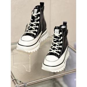 노튼 세이브존06 천연소가죽 하이탑 버클 스니커즈 6cm 2N1J00