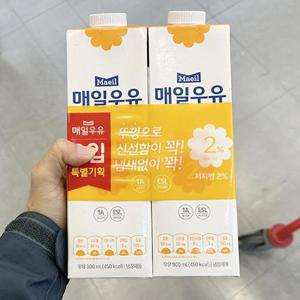 매일 후레쉬 저지방 2_ 우유기획 900ml x2 x 2개 코스트코