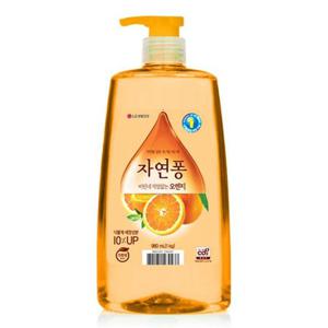 자연퐁 주방세제 오렌지 980ml 용기