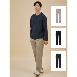 [폴햄]남성) 스트레치 세미와이드 밴딩 슬랙스_PHE3PP1033