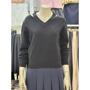 SOUP 세이브존07 브이넥 어깨끈포인트 니트 SA9LK93