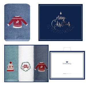 [송월타올]크리스마스 윈터데이 3매케이스%2b쇼핑백 랜덤구성