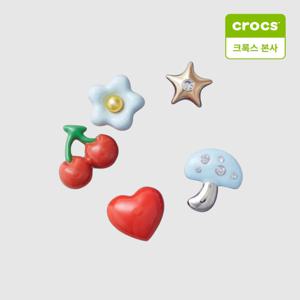 [크록스본사] 폭신한 메탈 5개 세트 지비츠  참 10012934-GR