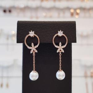 볼라레 세이브존01 어머니생신선물 진주 드롭귀걸이 spe634