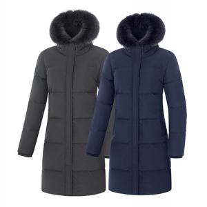 콜핑 여성 구스다운 롱패딩 자켓 등산 슬림 보온 폭스 퍼 2264JK788W