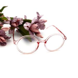 패션 심플 안경테 코랄 뿔테 동그란 동글이