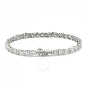 수지 레비안 15cttw 큐빅 지르코니아 스털링 실버 7인치 크로싱