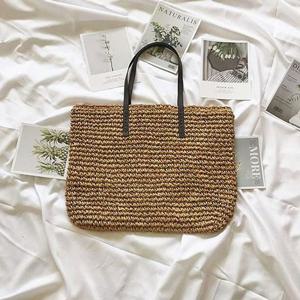 휴양지백 경량 베이직 라탄 숄더백 여성토트백