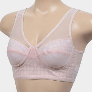 (쏘로사떼)가벼운 도트 망사 노몰드 B컵 브라