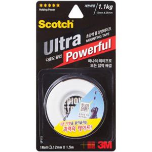 UP115 스카치 초강력 다용도 폼 양면테이프 12mmX1.5m