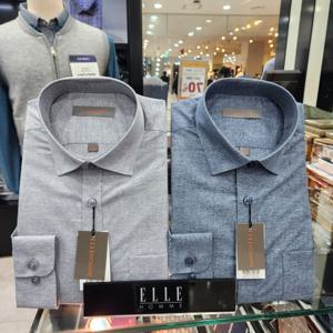 [엘르옴므]엘르옴므 남성셔츠 카치온솔리드E244R1347