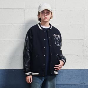 [에꼴리에] 남자 겨울이월 울라이크 패딩 바시티점퍼(24D0109)