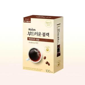 동서 맥심 부드러운 블랙 아라비카 블랙 100 100T