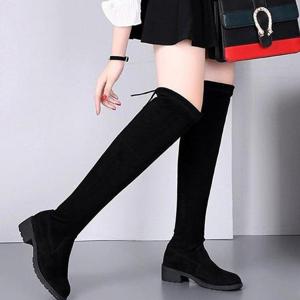 [잇백잇슈] 블랙스웨이드롱부츠 예쁜핏 패션 데일리